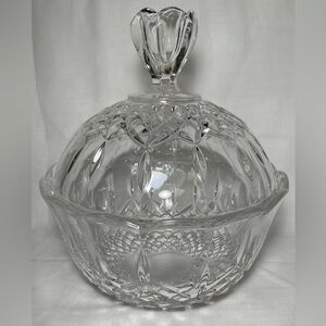 Vintage Royal Crystal Rock “Opera” Candy Dish & Lid